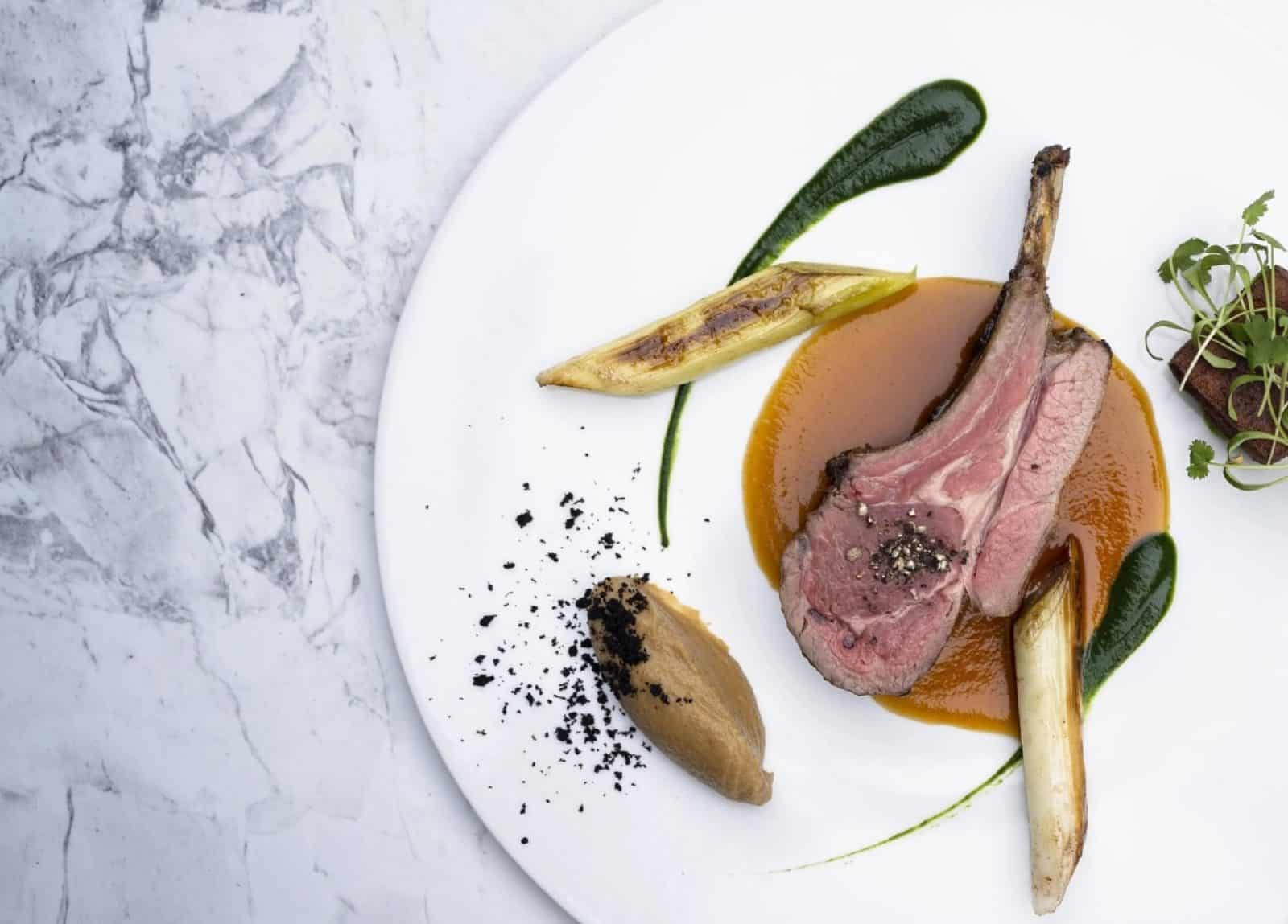 Des plats de cuisine Française de haute voltige